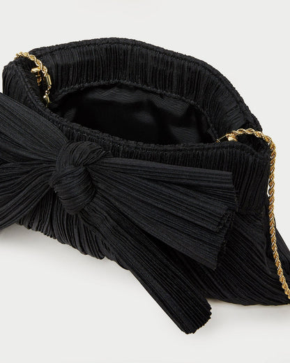 Rayne Black Bow Clutch - Loeffler Randall Exclusive