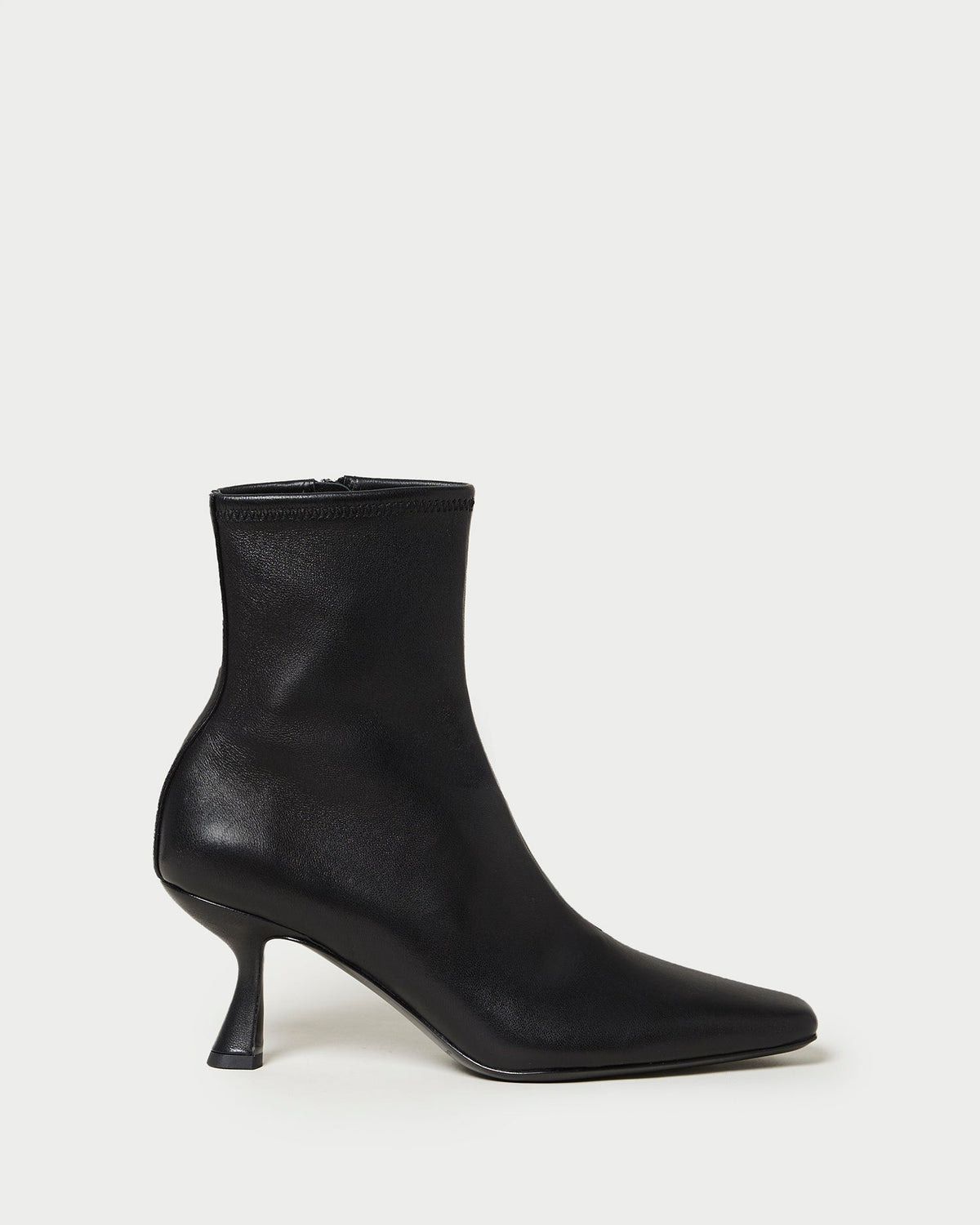 Thandy Black Leather Curved Heel Bootie - Loeffler Randall Best Price