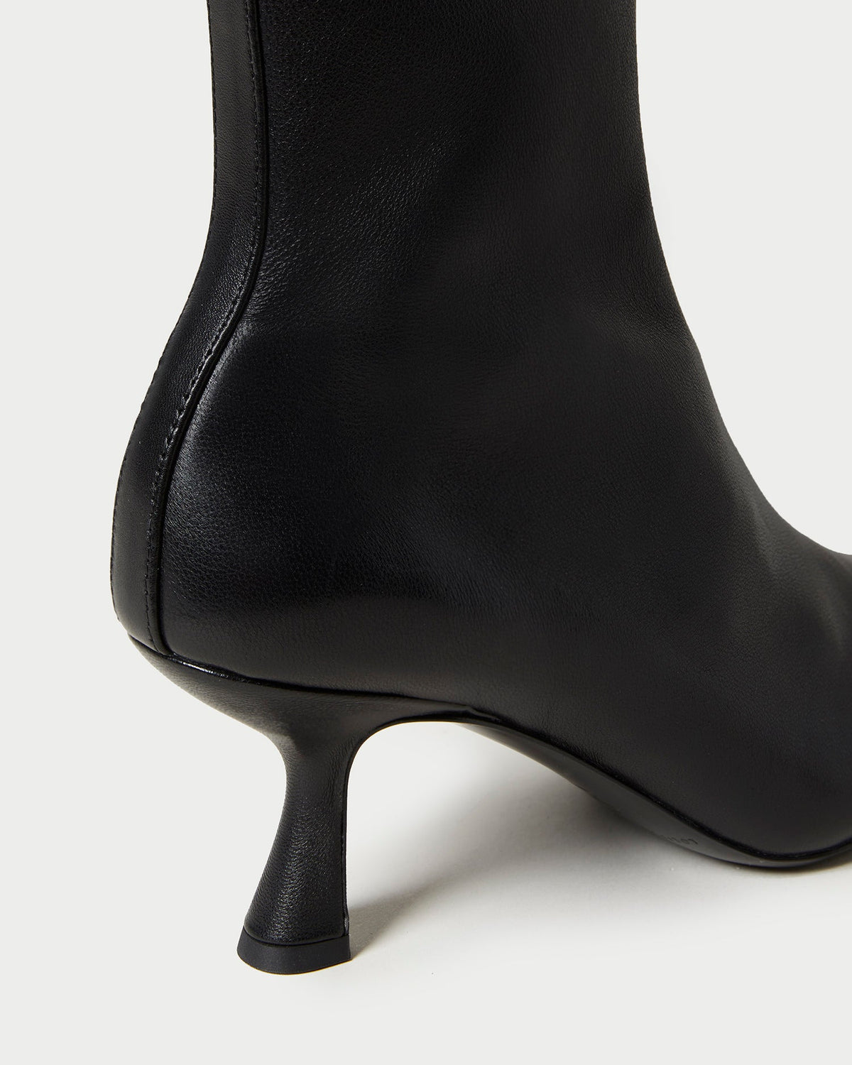 Thandy Black Leather Curved Heel Bootie - Loeffler Randall Best Price