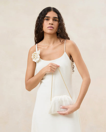 Bailey Pearl Pleated Dome Clutch - Loeffler Randall Quality