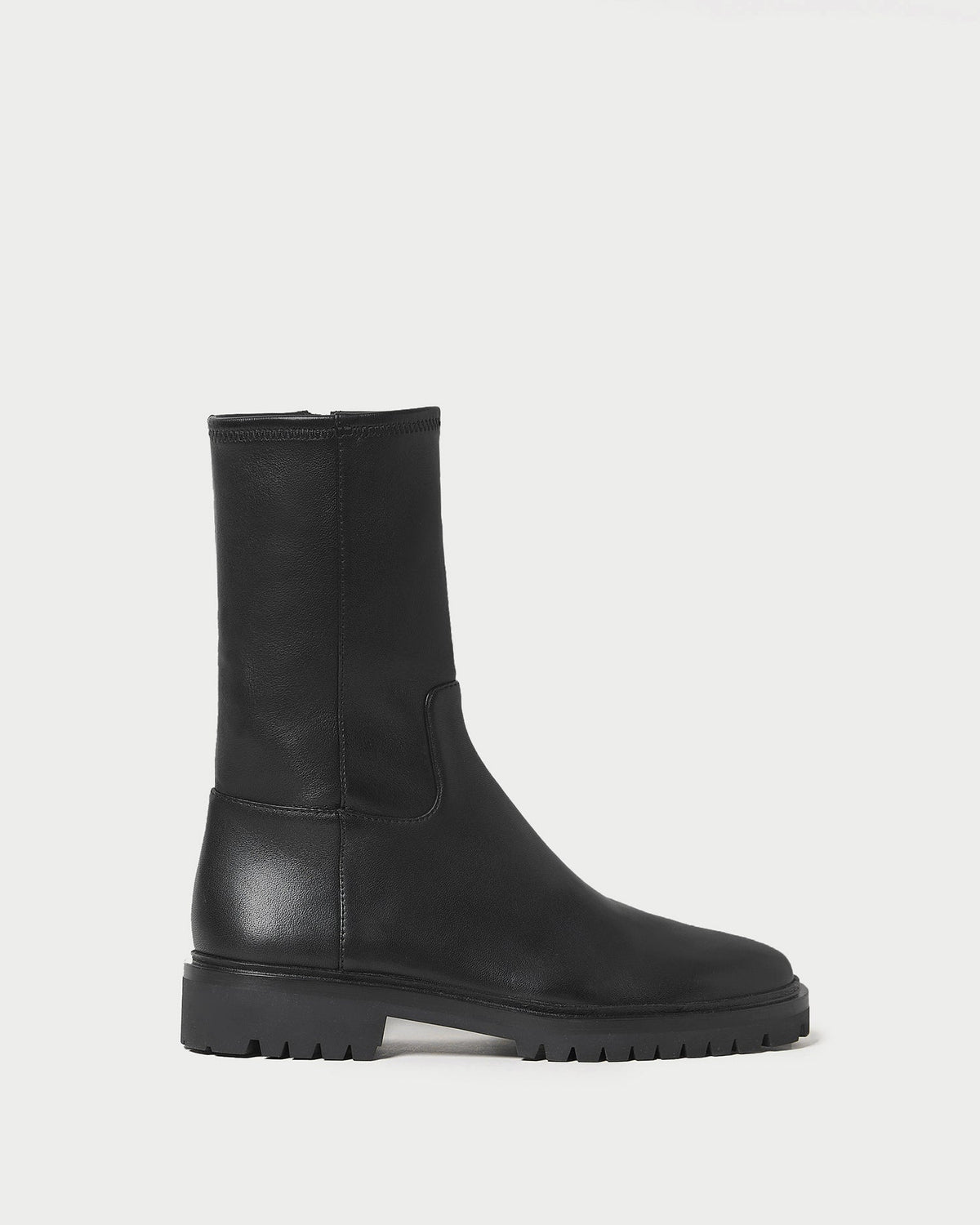 Danny Black Leather Lug Boot - Loeffler Randall Sale