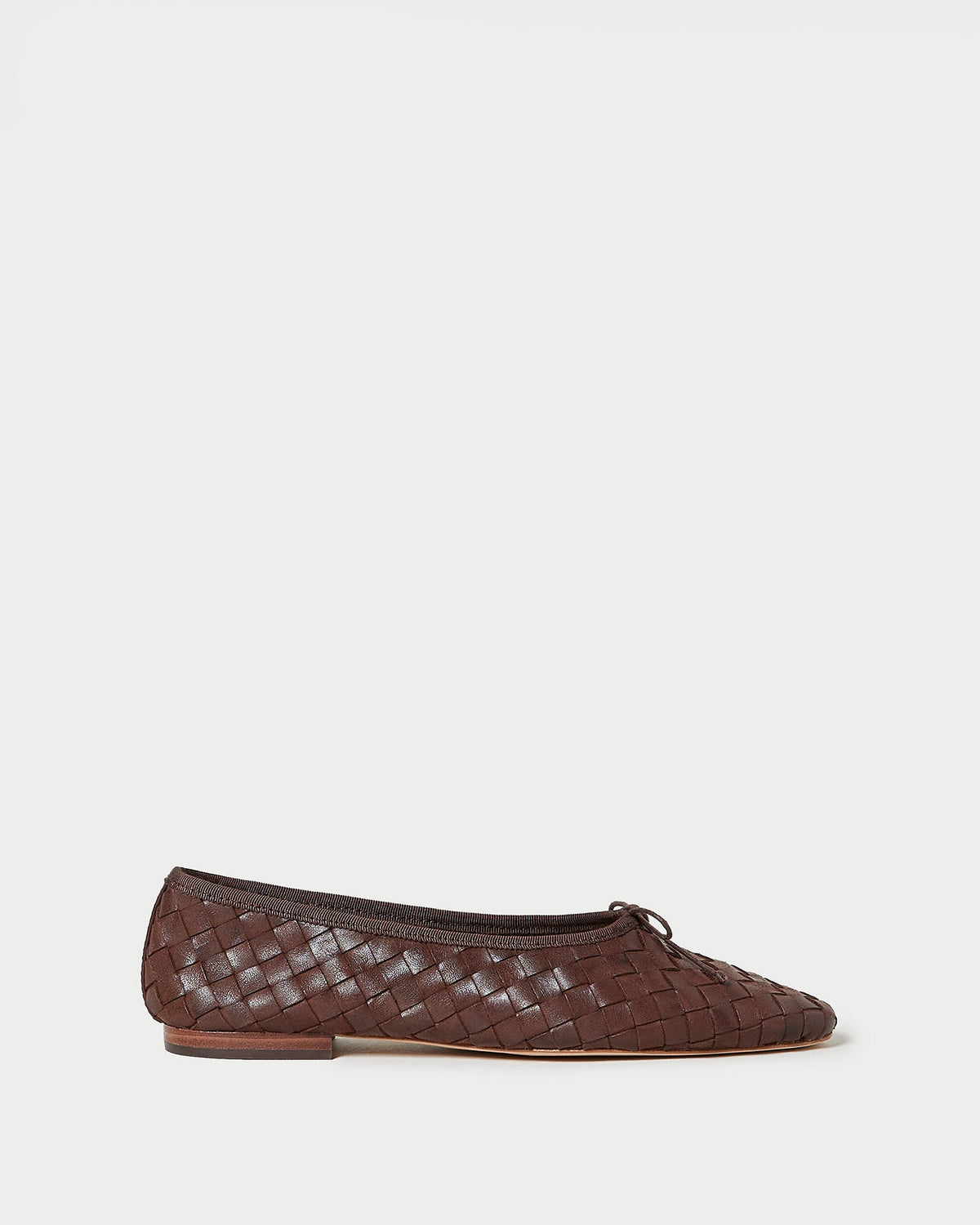 Landry Chocolate Woven Ballet Flat - Loeffler Randall Special Offer
