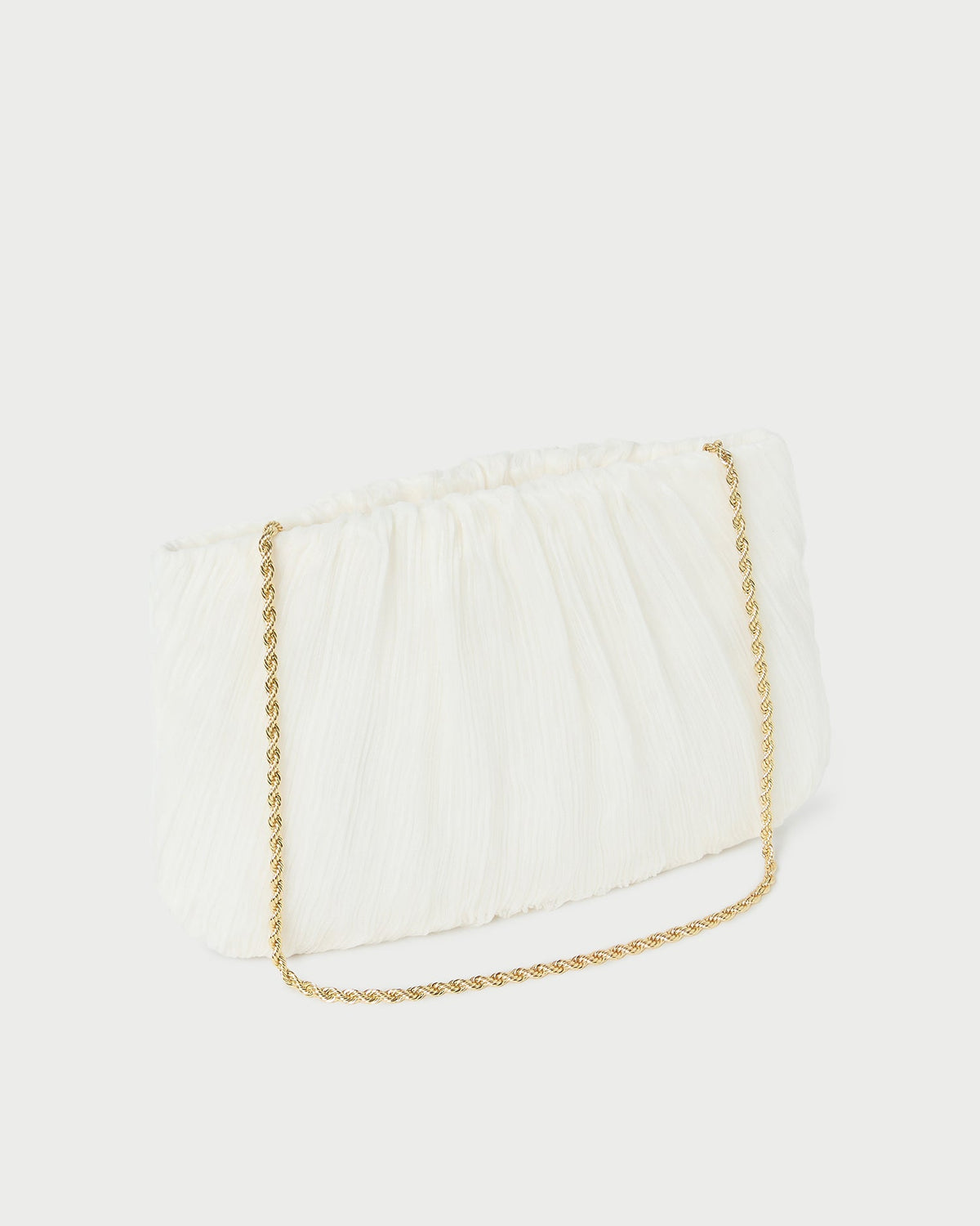 Brit Pearl Flat Pleated Clutch - Loeffler Randall Everyday