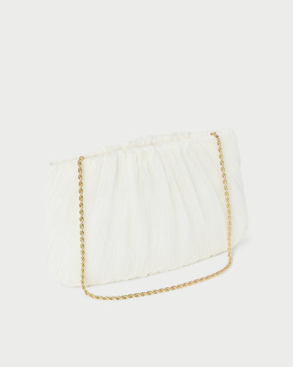Brit Pearl Flat Pleated Clutch - Loeffler Randall Everyday