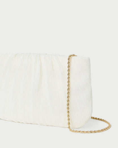 Brit Pearl Flat Pleated Clutch - Loeffler Randall Everyday