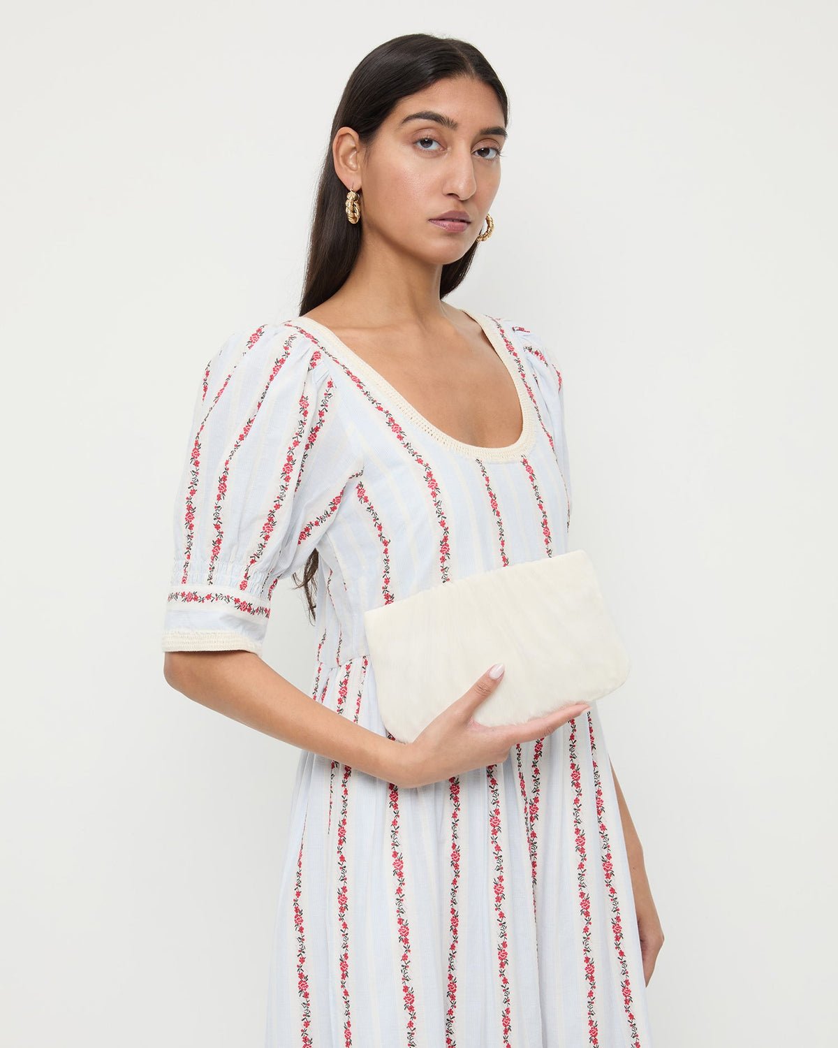 Brit Pearl Flat Pleated Clutch - Loeffler Randall Everyday
