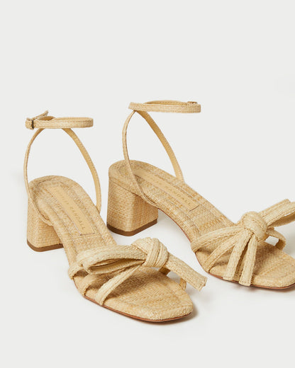 Mikel Natural Bow Mid-Heel Sandal - Loeffler Randall Best Price