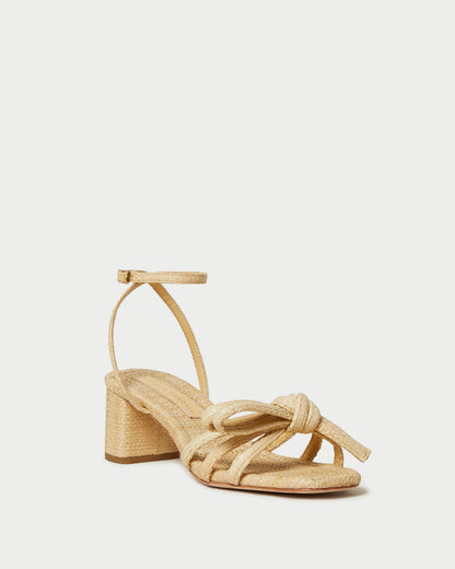 Mikel Natural Bow Mid-Heel Sandal - Loeffler Randall Best Price