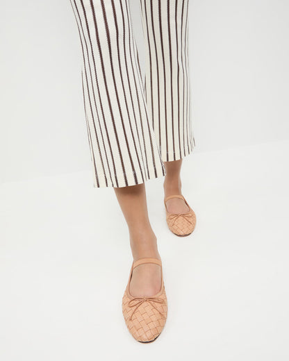 Leonie Honey Woven Ballet Flat - Loeffler Randall Customer Favorite