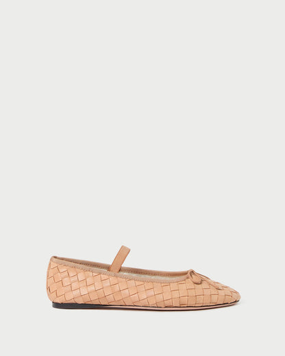 Leonie Honey Woven Ballet Flat - Loeffler Randall Customer Favorite