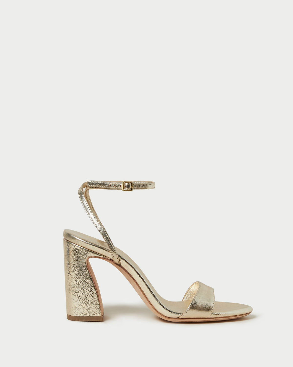 Malia Champagne Curved-Heel Sandal - Loeffler Randall Premium