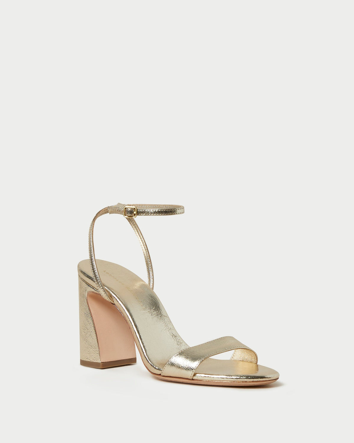 Malia Champagne Curved-Heel Sandal - Loeffler Randall Premium