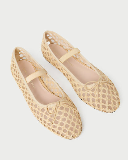 Leonie Natural Crochet Ballet Flat - Loeffler Randall Trending