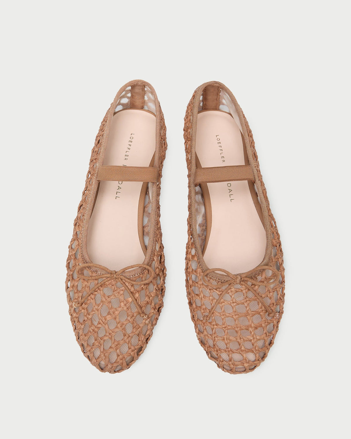 Leonie Brown Crochet Ballet Flat - Loeffler Randall Quality