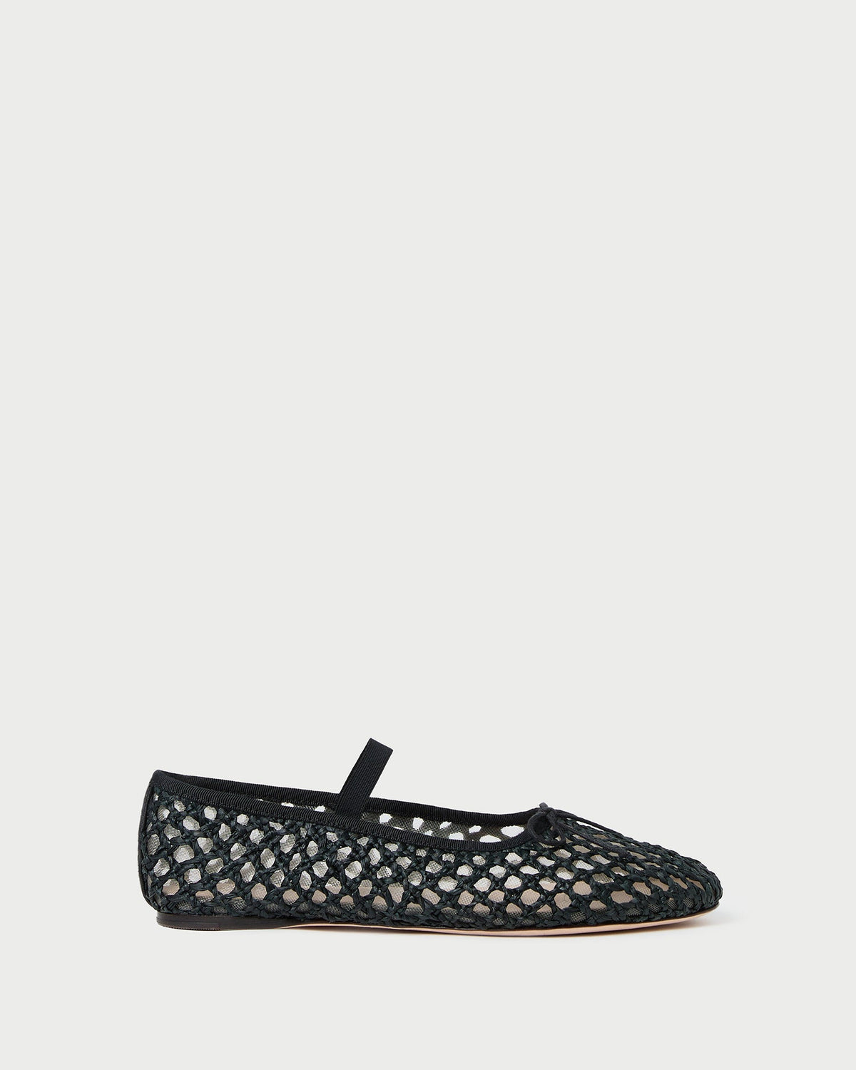 Leonie Black Crochet Ballet Flat - Loeffler Randall Trusted