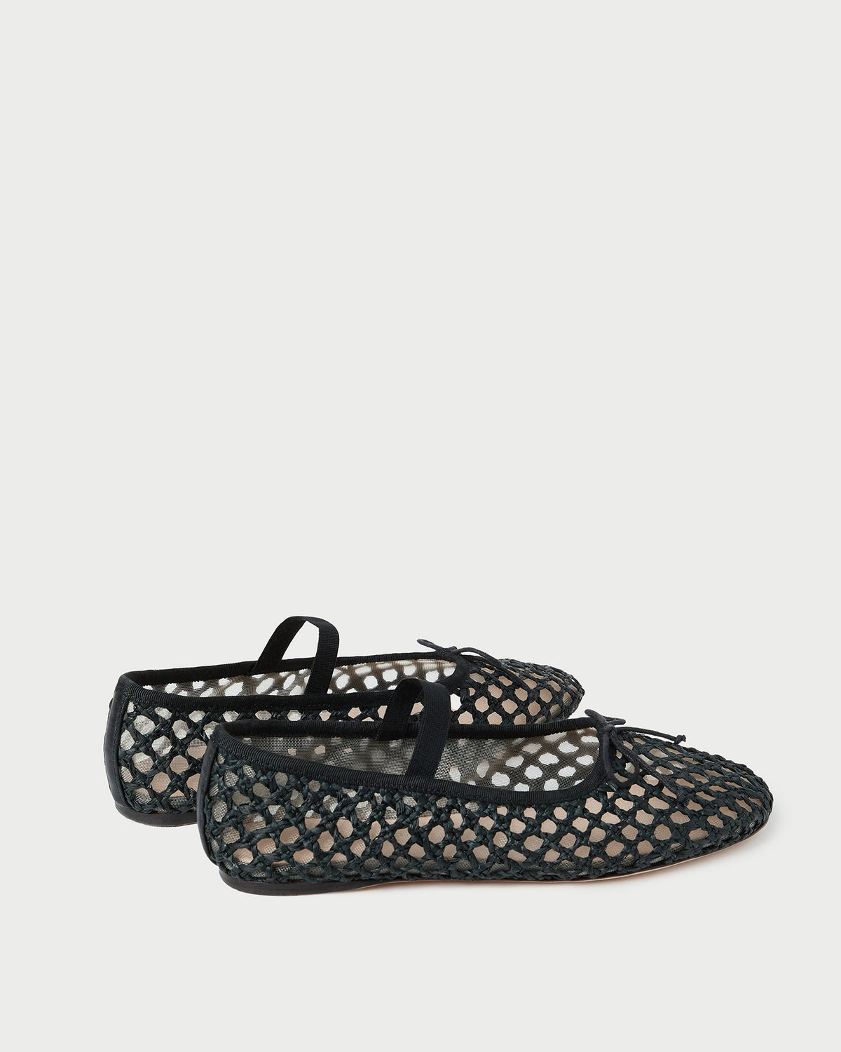 Leonie Black Crochet Ballet Flat - Loeffler Randall Trusted