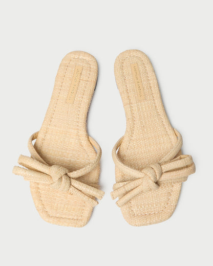 Hadley Natural Bow Sandal - Loeffler Randall Value