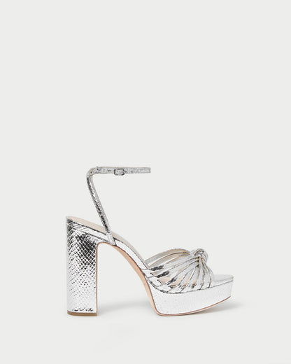 Rivka Silver Knot Platform Sandal - Loeffler Randall Trusted