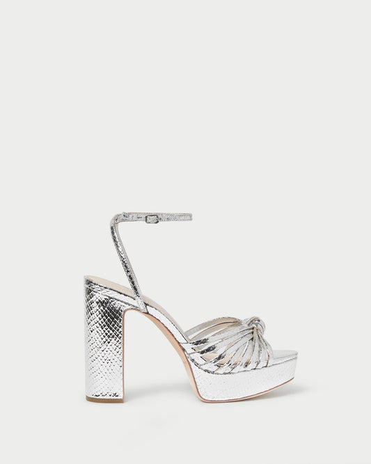 Rivka Silver Knot Platform Sandal - Loeffler Randall Trusted