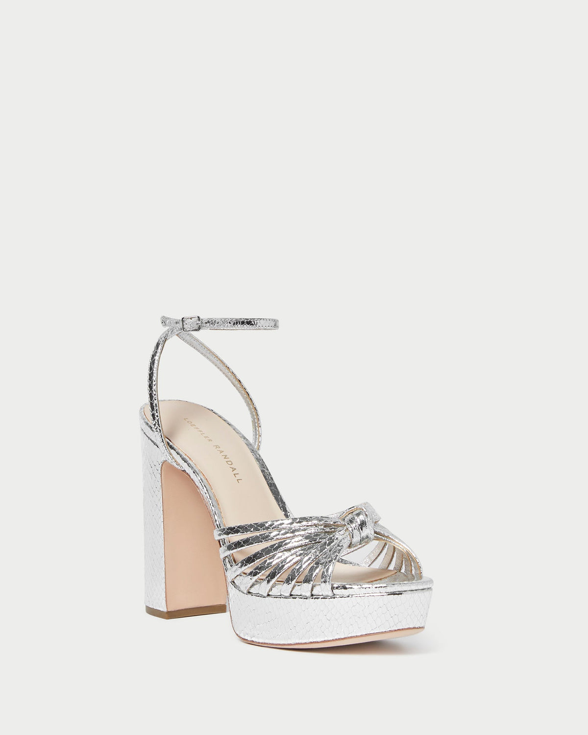 Rivka Silver Knot Platform Sandal - Loeffler Randall Trusted