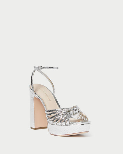 Rivka Silver Knot Platform Sandal - Loeffler Randall Trusted
