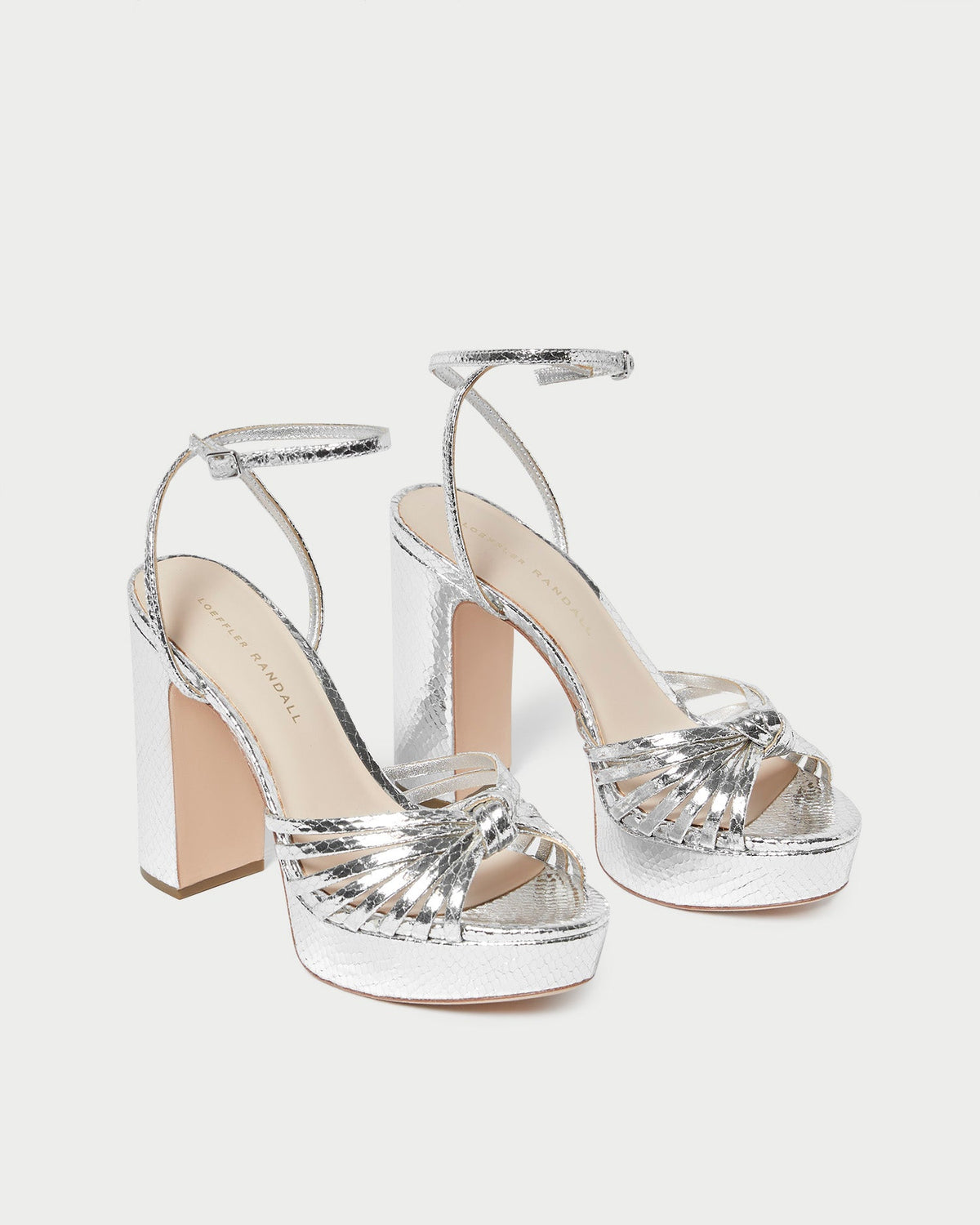 Rivka Silver Knot Platform Sandal - Loeffler Randall Trusted