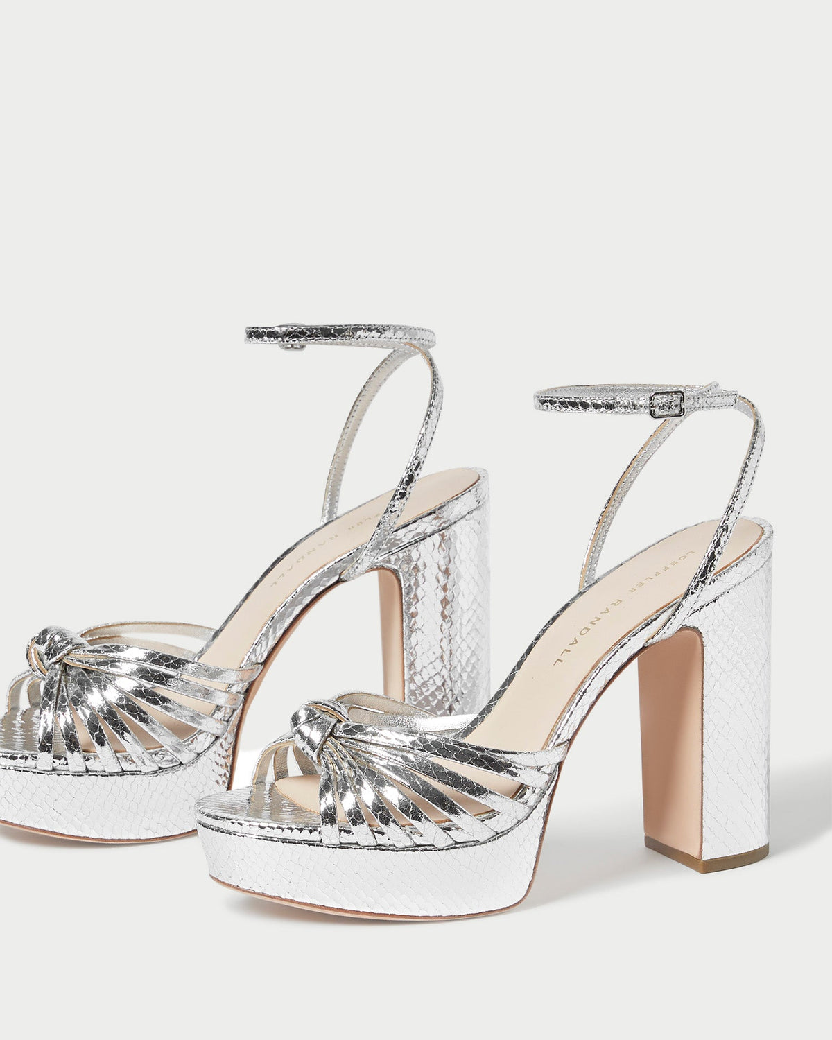 Rivka Silver Knot Platform Sandal - Loeffler Randall Trusted