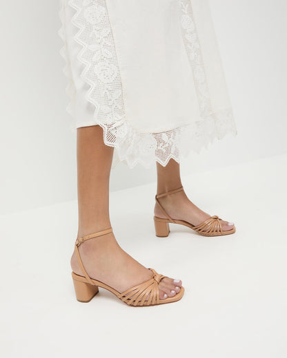 Olivia Dune Knot Mid-Heel Sandal - Loeffler Randall Featured