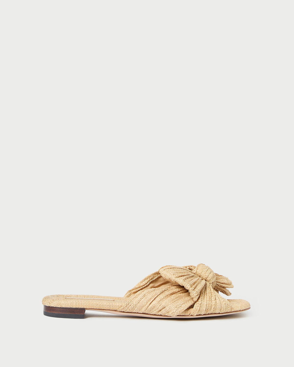 Daphne Natural Bow Slide Sandal - Loeffler Randall Classic