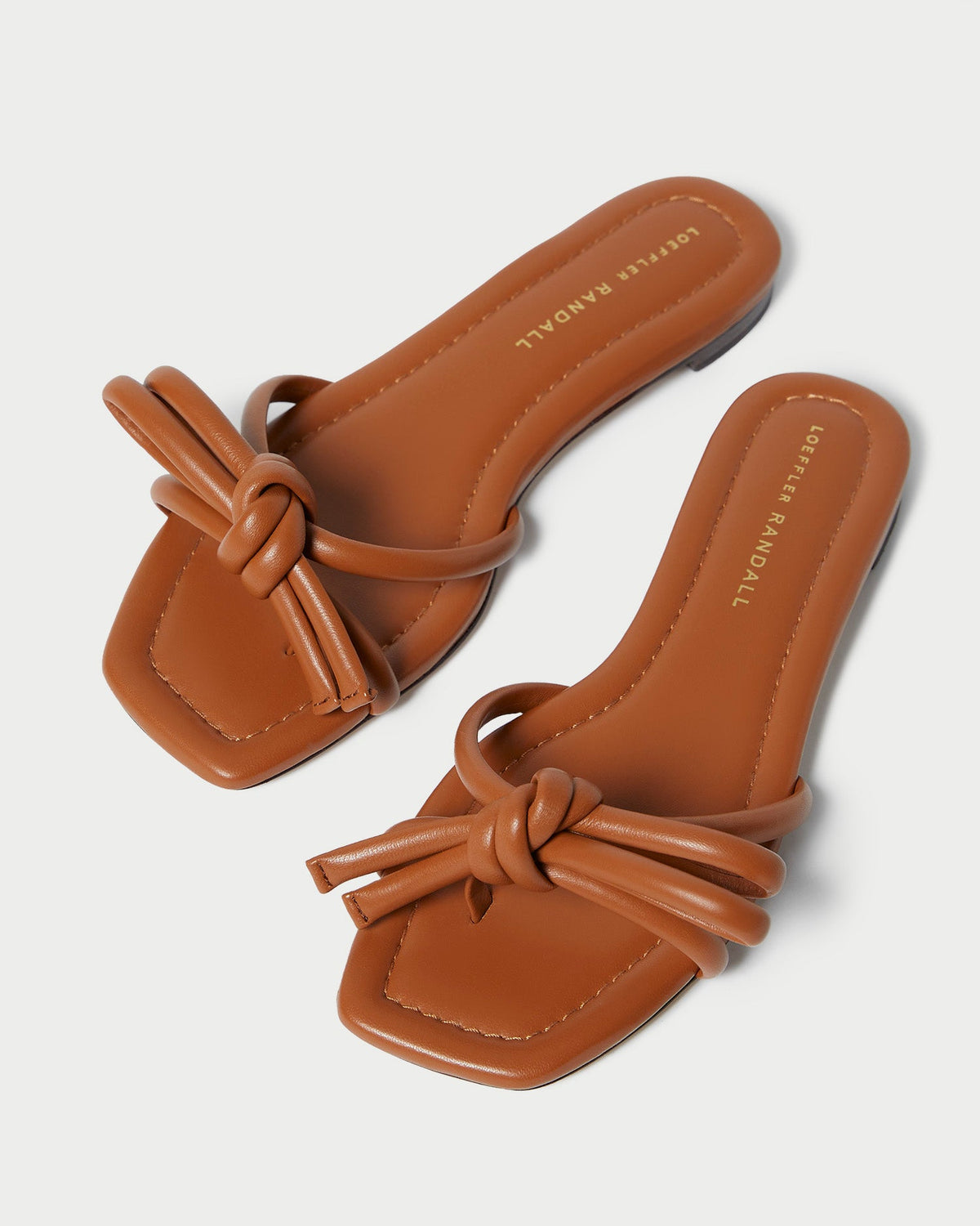 Hadley Timber Leather Bow Sandal - Loeffler Randall New