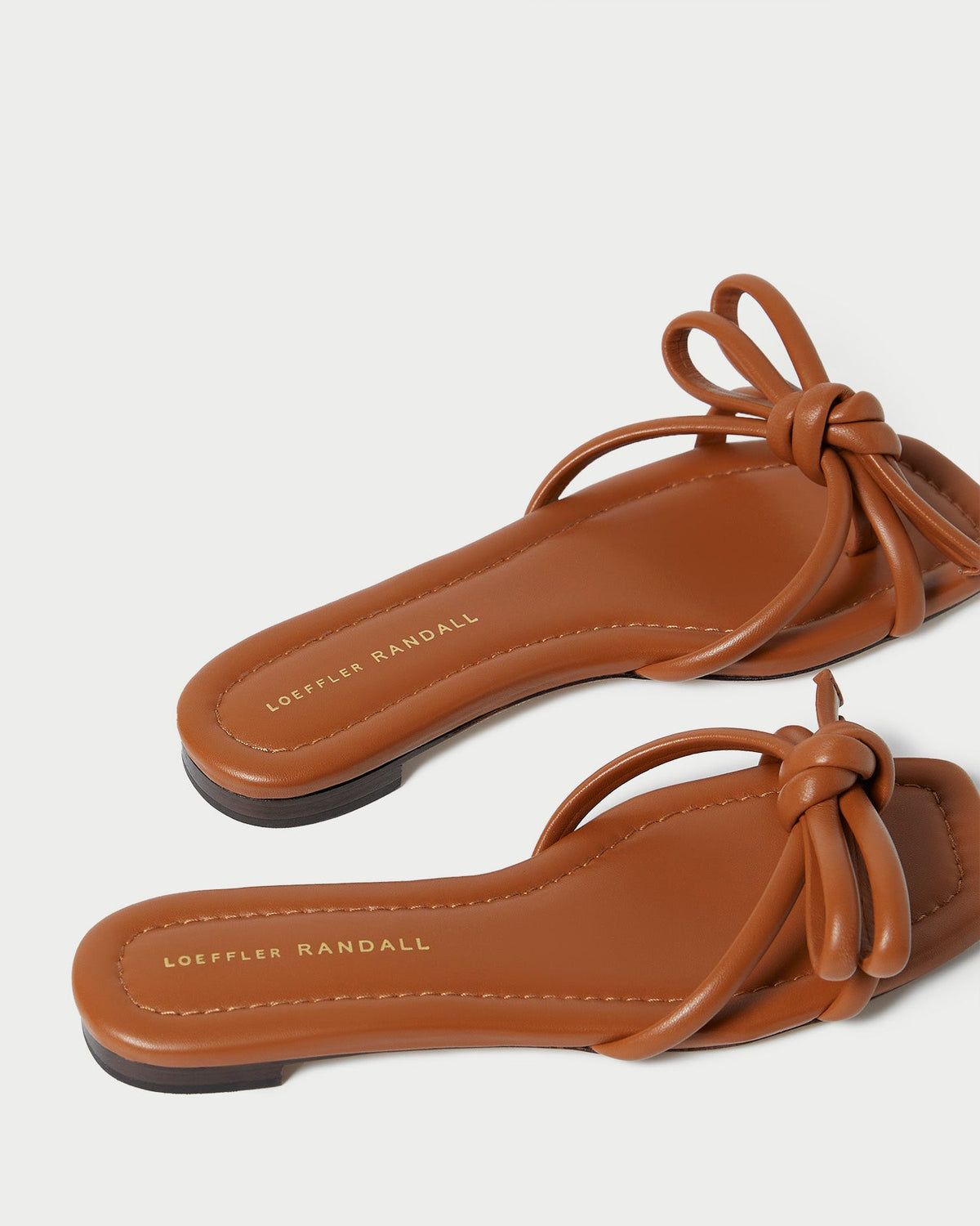 Hadley Timber Leather Bow Sandal - Loeffler Randall New