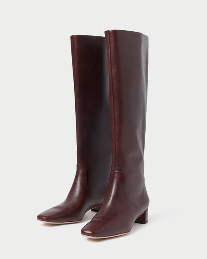 Indy Espresso Leather Tall Boot - Loeffler Randall Featured