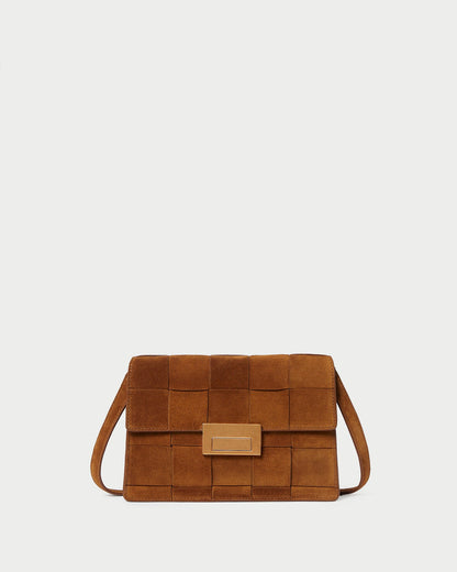 Delphine Cacao Suede Shoulder Bag - Loeffler Randall Best Price