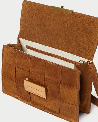 Delphine Cacao Suede Shoulder Bag - Loeffler Randall Best Price