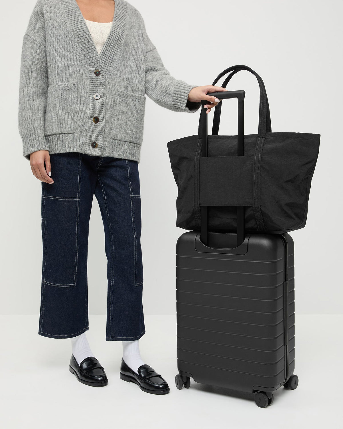 Dina Black Travel Tote - Loeffler Randall New