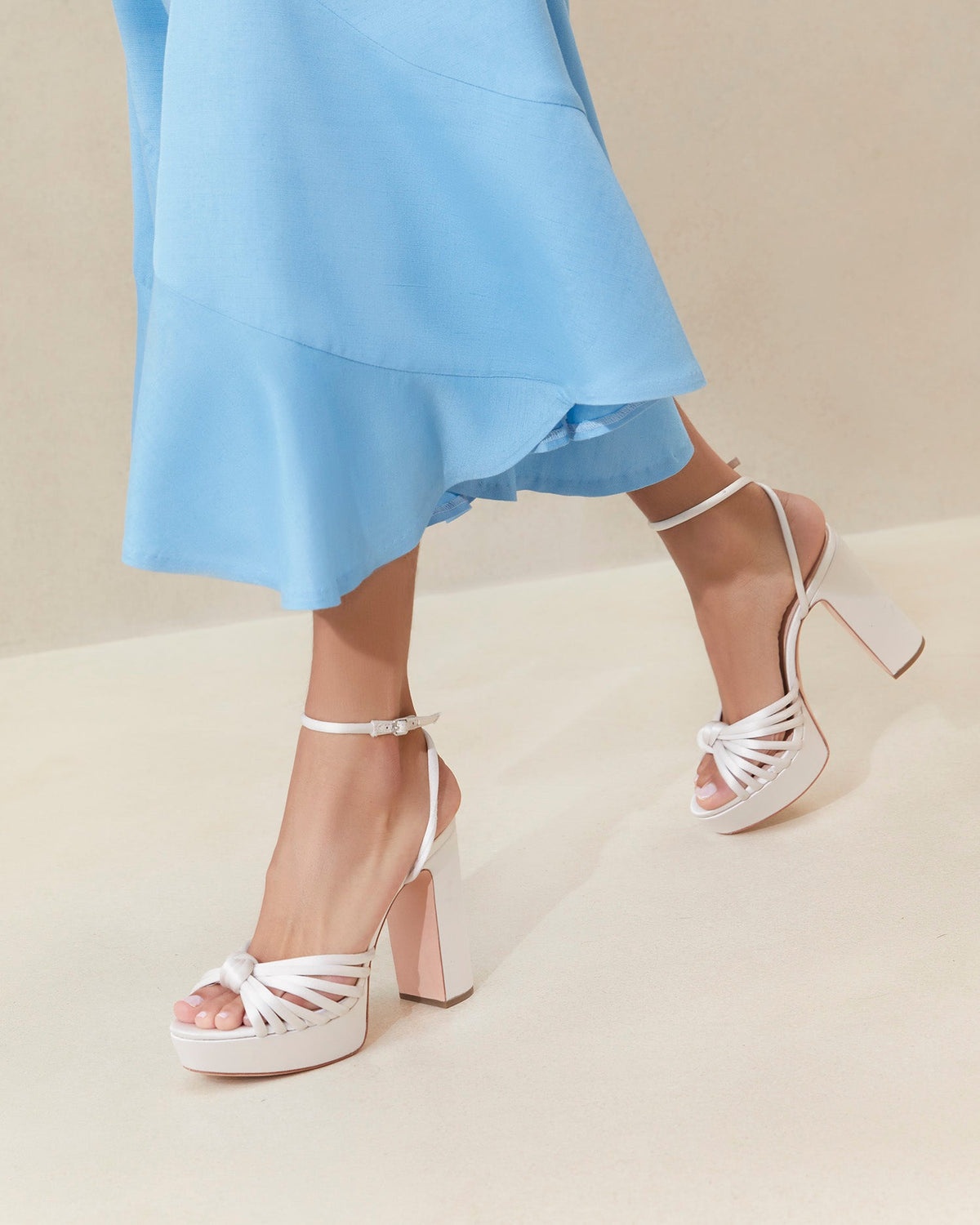 Rivka Cream Knot Platform Sandal - Loeffler Randall Recommended