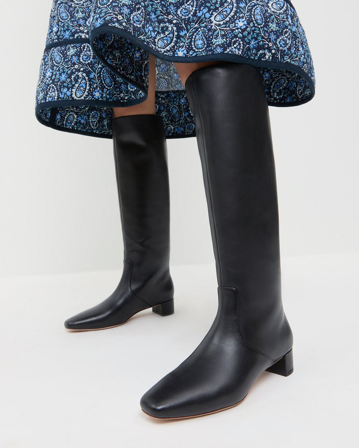 Indy Black Leather Tall Boot - Loeffler Randall Top Pick