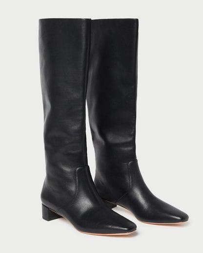 Indy Black Leather Tall Boot - Loeffler Randall Top Pick
