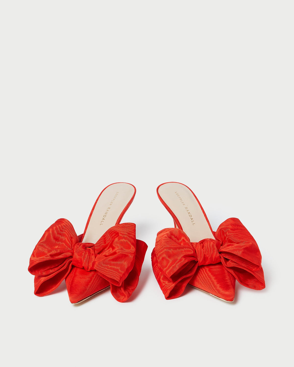 Margot Red Moiré Bow Mule - Loeffler Randall Customer Favorite