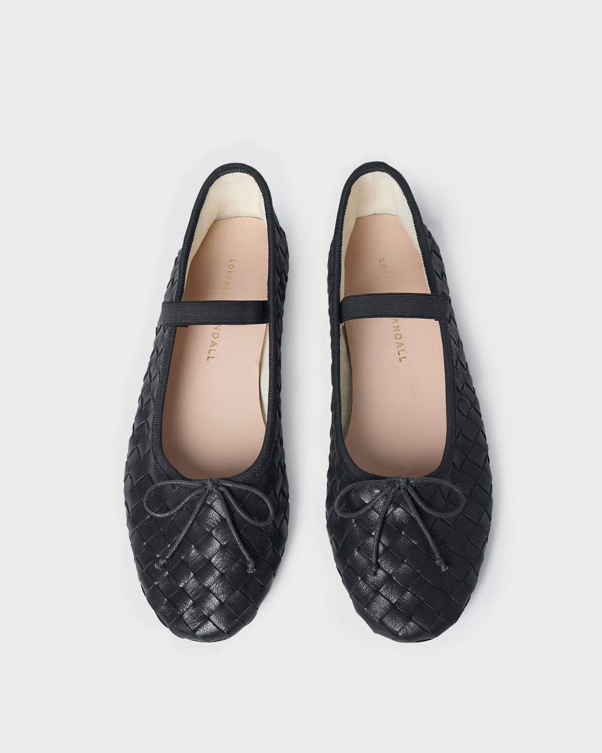 Leonie Black Woven Ballet Flat - Loeffler Randall Exclusive