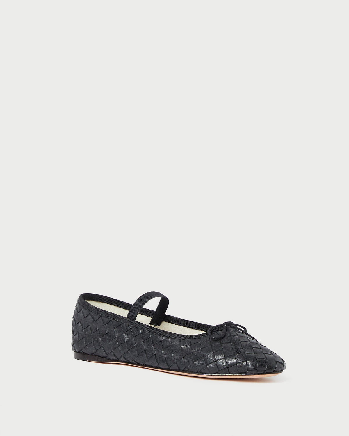 Leonie Black Woven Ballet Flat - Loeffler Randall Exclusive