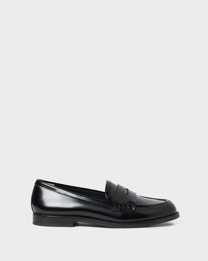 Rachel Black Leather Loafer - Loeffler Randall Value
