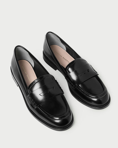 Rachel Black Leather Loafer - Loeffler Randall Value