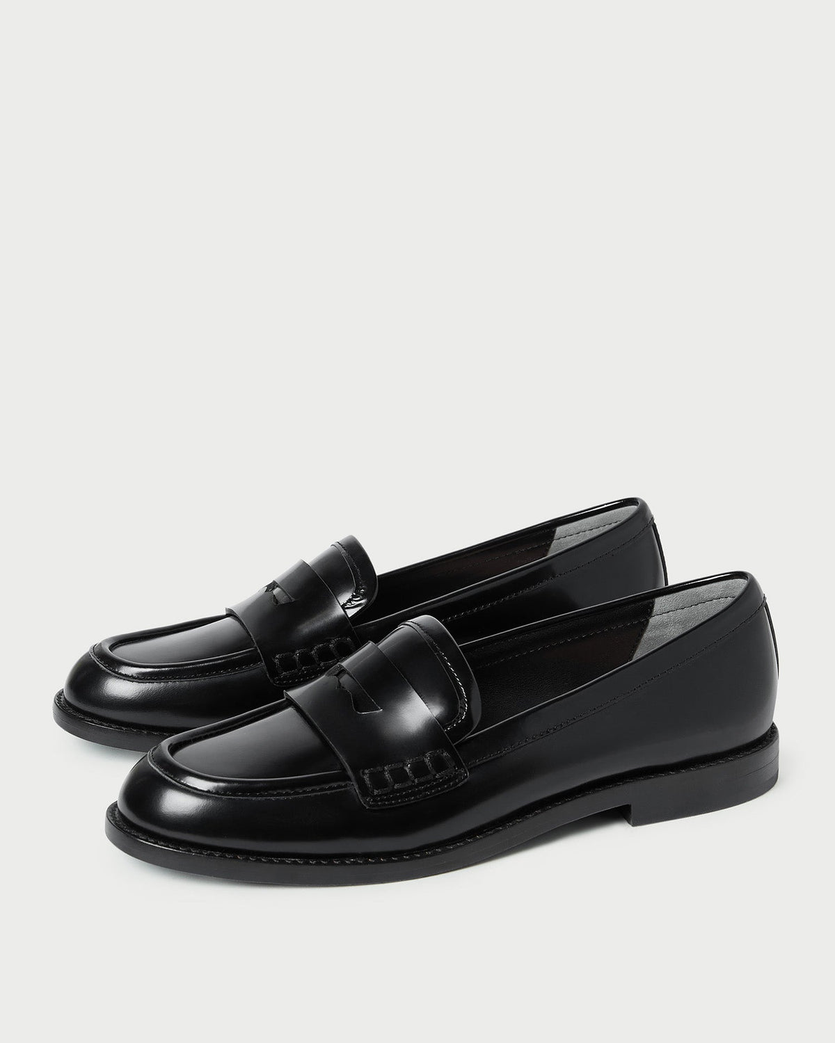 Rachel Black Leather Loafer - Loeffler Randall Value
