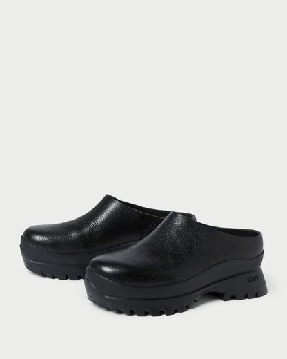 Gemma Black Leather Lug Mule - Loeffler Randall Exclusive