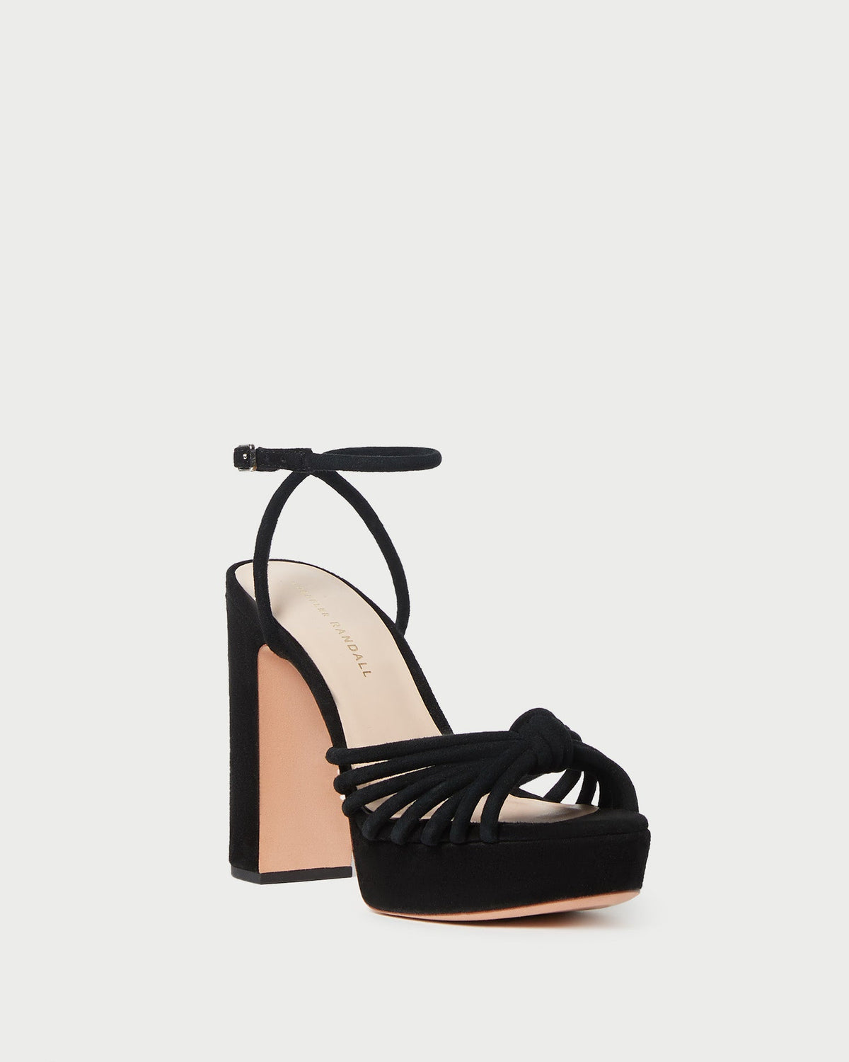 Rivka Black Suede Platform Sandal - Loeffler Randall Value