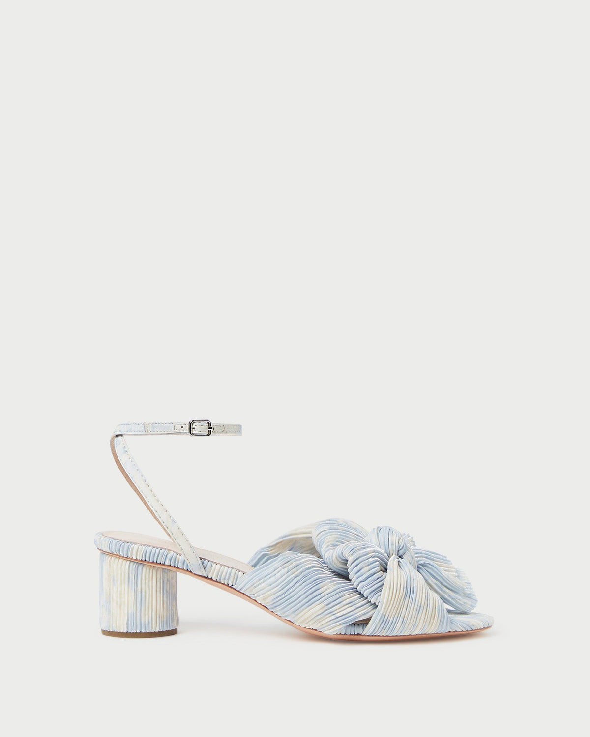 Dahlia Blue Floral Bow Heel - Loeffler Randall Discount