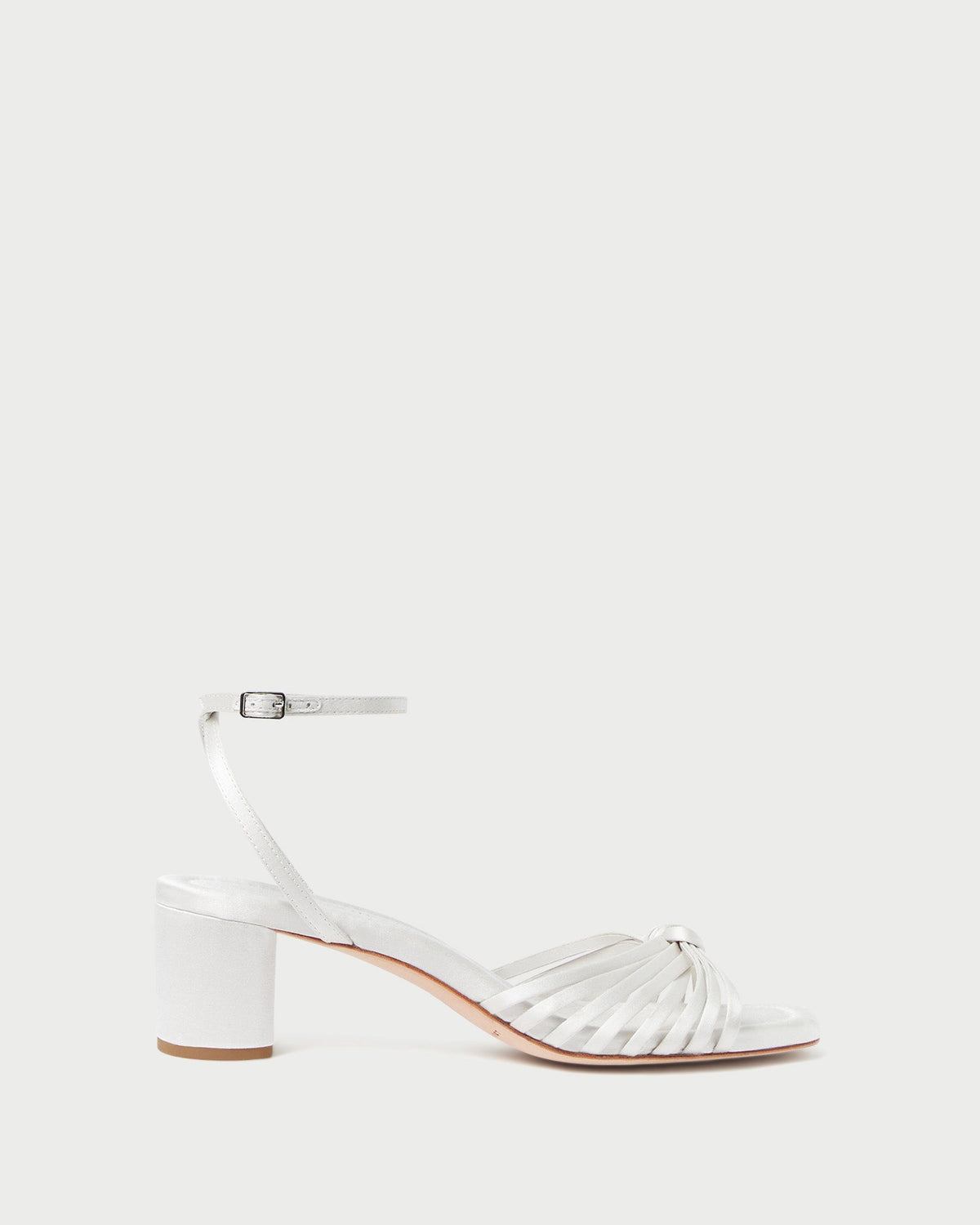 Olivia Cream Knot Mid-Heel Sandal - Loeffler Randall Essential