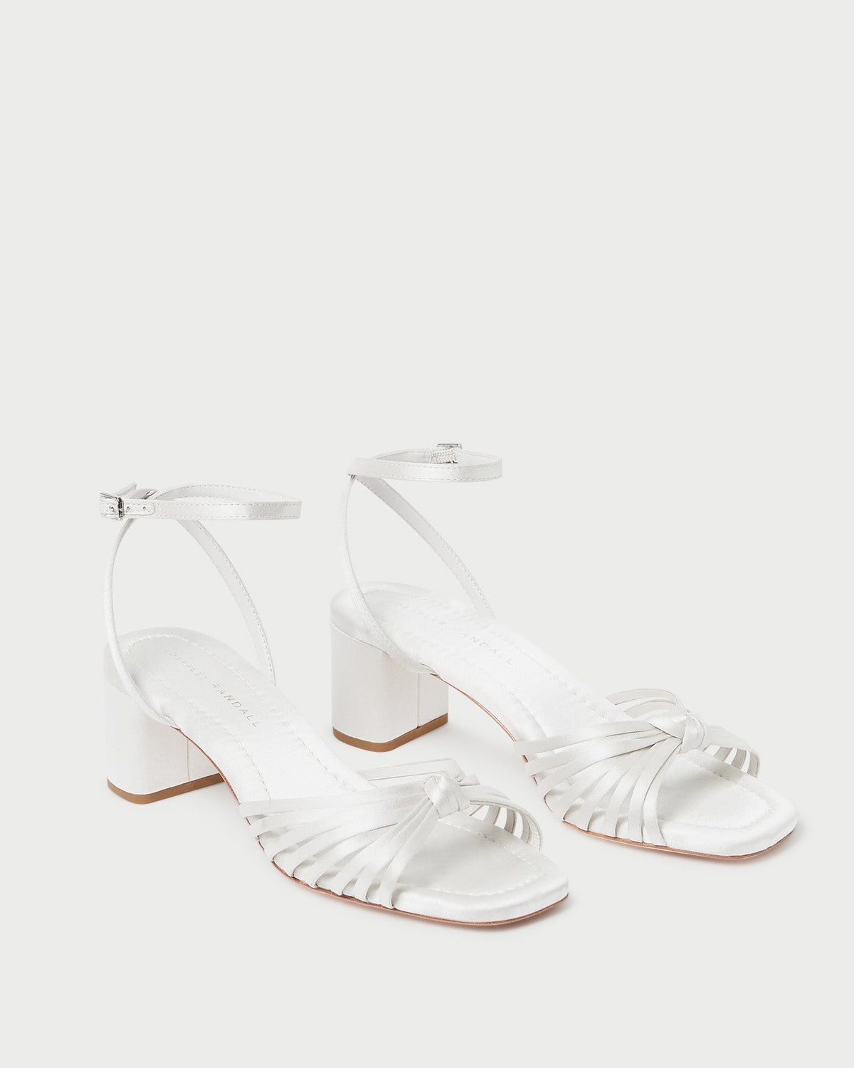 Olivia Cream Knot Mid-Heel Sandal - Loeffler Randall Essential