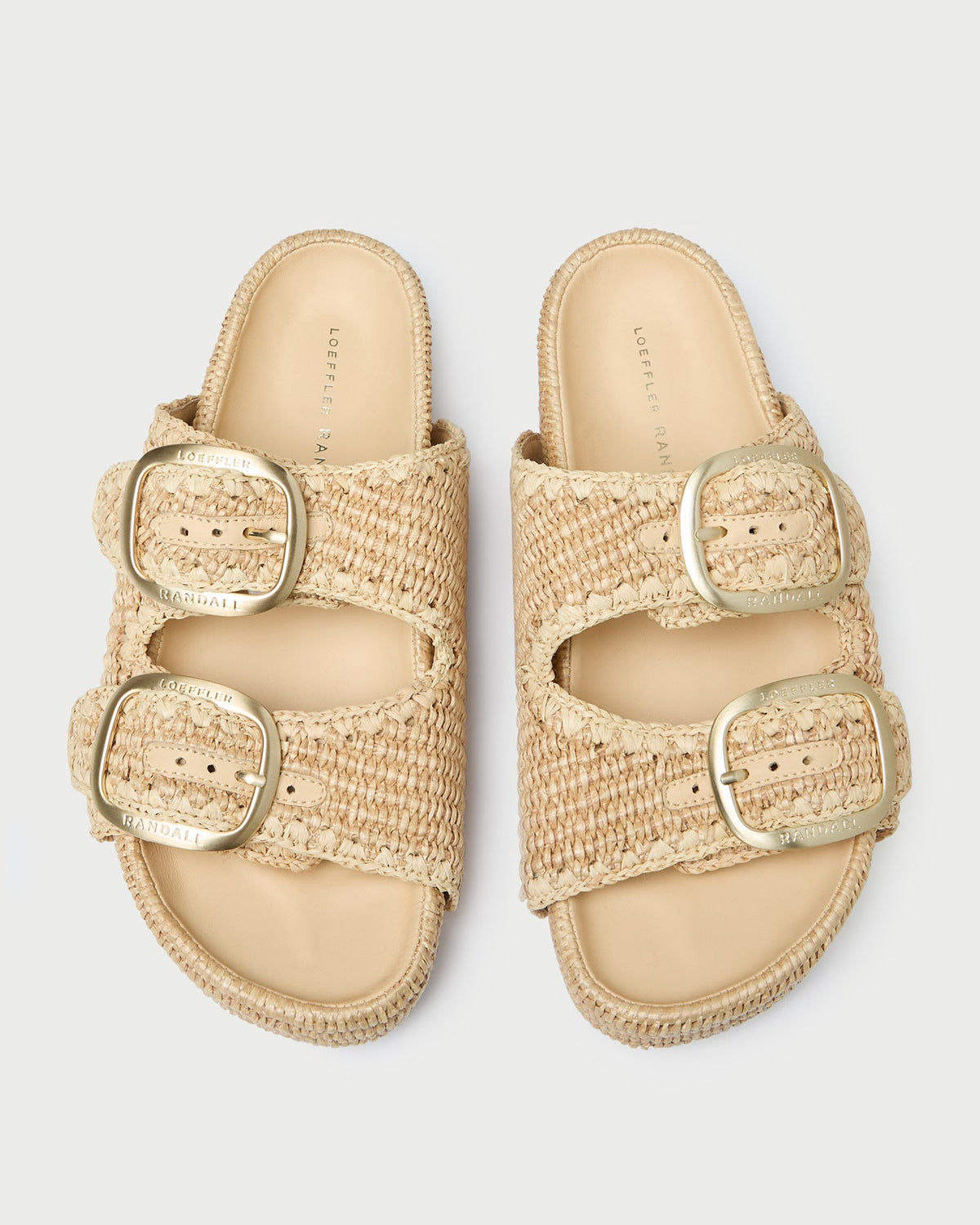 Theo Natural Two-Band Sandal - Loeffler Randall Classic